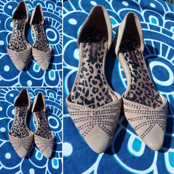 Dollhouse D'Orsay pointed toe Flat - Picture 1 of 6